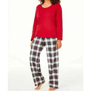 Family Pajamas Women's Mix It Plaid Pajama Christmas Red - Picture 1 of 3