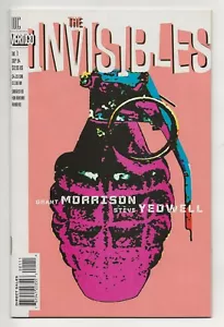 The Invisibles #1 NM+ 9.6 (DC Vertigo Comics 1994) 1st King Mob - Grant Morrison - Picture 1 of 2