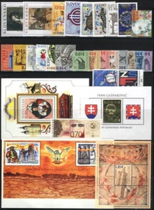 SLOVAKIA MNH Complete Year set 2009 WITH 25 Stamps + 4 S/S - Picture 1 of 1