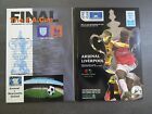 2 X Arsenal Fa Cup Final Programmes - Newcastle 1998 And Liverpool 2001 - Joblot