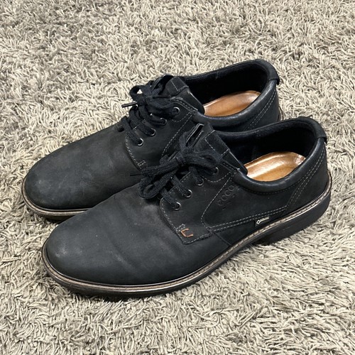 Scarpe ECCO Turn GTX Gore Tex Uomo EU 47 US 13 13 5 Oxford Derby Pelle Nero