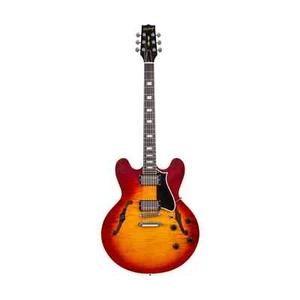Heritage Custom Shop Core H-535 Electric Guitar with Case, Dark Cherry Sunburst - Picture 1 of 5