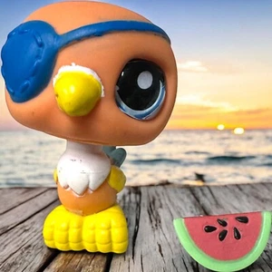 Littlest Pet Shop Parrot Special Edition Sportiest Collection w/Watermelon #882 - Picture 1 of 7