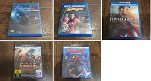 Andre Bocelli, Spiderman, Jumanji, Captain America, Jeff Dunham - Blu-ray lot - Picture 1 of 1