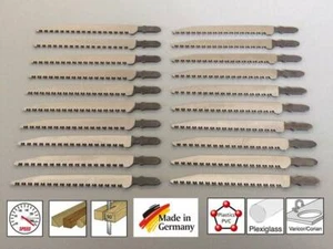 20 Stichsägeblätter T-Schaft Bosch Aufnahme Holz PVC Plexiglas - Bild 1 von 1