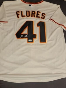 San Francisco Giants Wilmer Flores Autographed Jersey Beckett Authentication - Picture 1 of 3