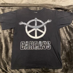 Vintage Carcass Heartwork 1993 Black Cotton All size S-345XL T-shirt HRT142 - Picture 1 of 5