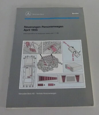 Manuale Di Officina Introduzione Novità Mercedes Benz W202 W140 R129 SL, 1995 - Immagine 1 di 2