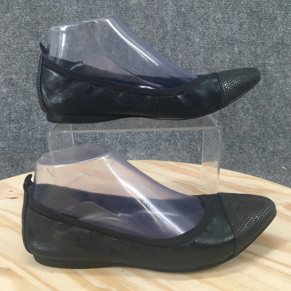 Zapatos Tamaris para mujer 37 Baja Ballet planos cuero negro punta puntiaguda informales Foto 1 de 4
