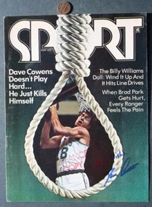 Boston Celtics star HOFer Dave Cowens signed / autographed Sport Magazine Cover- - Picture 1 of 1