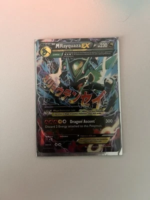 Tarjeta Ultra Holo Pokémon TCG M Rayquaza EX Roaring Skies 61/108 2015 Foto 1 de 4