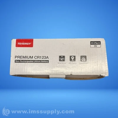 Batería de litio Tenergy CR123A 3V FNOB Foto 1 de 4