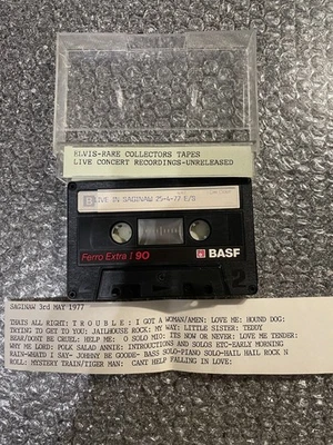 Elvis Rare Collectors Tapes | Live In Saginaw 25/4 E/S 1977| Unreleased Concerts Foto 1 de 2