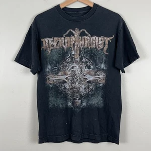 Nekrophagist Shirt Herren Small schwarz Death Metal Retro Band Grafik T-Shirt distressed - Bild 1 von 10