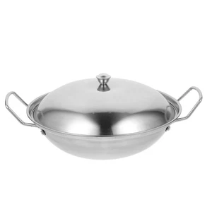 1 Set of Household Hot Pot Non-stick Round Pot Kitchen Supply - Picture 1 of 12