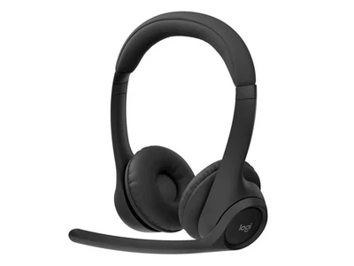 logitech zone 305 headset with noise-canceling mic and USB receiver - Image 1 of 4