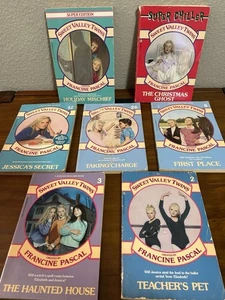 Sweet Valley Twins~Lot 7 Books Pascal #2 #3 #8 #26 #42 Super Edit Super Chiller - Bild 1 von 3