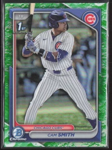 2024 Bowman Draft - Chrome Lunar Glow Refractor #BDC-67 Cam Smith - Picture 1 of 2