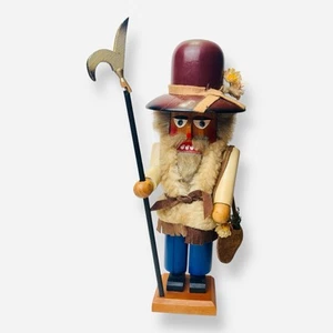 Vintage Steinbach Shepherd Nutcracker Volkskunst Germany 12.5” READ - Picture 1 of 10