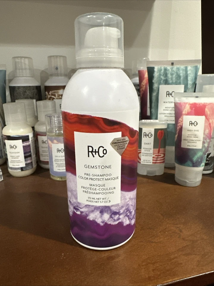 Mascarilla pre-champú R+CO GEMSTONE ~ vegana ~ 5,7 oz. Foto 1 de 1