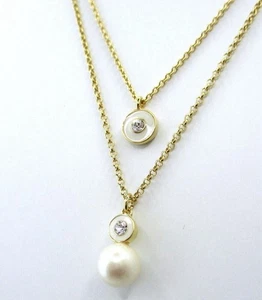 Kate Spade pearly delight Pendant 2 Tier Necklace in gold. Retail $78 - Picture 1 of 6