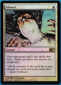Silence FOIL Magic 2010 / M10 PLD White Rare MAGIC CARD (ID# 505666) ABUGames - Picture 1 of 2