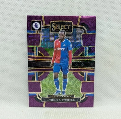 2023-24 Panini Select Premier League - Terrace Tyrick Mitchell Purple Mojo Prizm - Image 1 of 2
