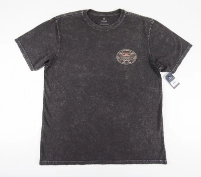 Camisa Roark Para Hombres XL Negra Manga Corta Personalizada Teñida Premium Camiseta Exterior Adulto Foto 1 de 4