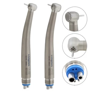 Pieza de mano dental de alta velocidad turbina de aire de 4 orificios titanio peso ligero NSK SMAX M - Imagen 1 de 67