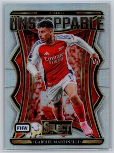 2024-25 Panini Select FIFA - Unstoppable Gabriel Martinelli #4 - Arsenal  - Picture 1 of 2