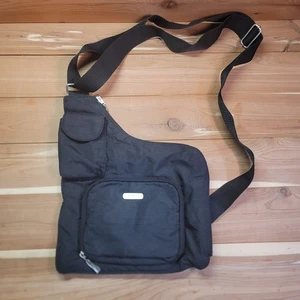 Borsa a tracolla Baggallini in nylon nero a tracolla da città borsetta stile imbracatura - Foto 1 di 11