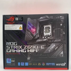 Placa madre Intel ASUS ROG Strix Z690-E Gaming WiFi LGA 1700 ATX (leer) - Imagen 1 de 7