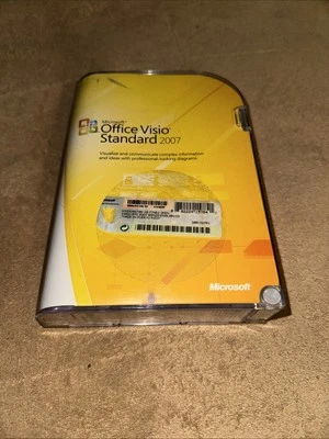 Microsoft Office Visio Standard 2007 - Complete w./ Key, Retail Box - Image 1 of 4