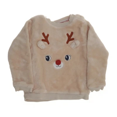 Baby C&A, Weihnachtspullover, Größe: 86, Beige, Polyester, Sonstiges #SA8 - Bild 1 von 4