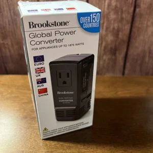 Brookstone Global Power Converter For Appliances Up To 1875 Watts - Picture 1 of 4