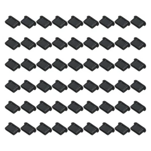 0.4 Inch USB Type A Dust Plug, 60 Pcs Anti Dust Plug Cover Female End, Black - Zdjęcie 1 z 6