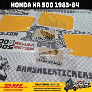 Honda XR 500 1983 84 Full Replica Kit PRO-LINK Tank Aufkleber Grafik Kit NEU!! - Bild 1 von 10