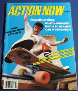 ACTION NOW MAGAZINE-OCT 1981-TONY ALVA-COORS CLASSIC-WENDY O-KONA SKATE-VINTAGE - Picture 1 of 8