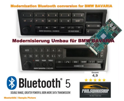 Bluetooth 5.0 AUX Modernisierung Umbau BMW BAVARIA C Business Exclusiv Electroni - Bild 1 von 2