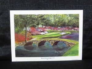 Nancy Raborn Hole 12 Byron Nelson Bridge Masters Augusta Golf L/E Lithograph - Picture 1 of 3