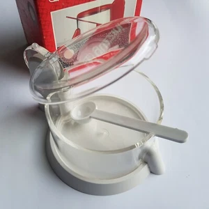 Guzzini Particolari preserve jar jam pot decor Italian design acrylic vintage - Picture 1 of 16