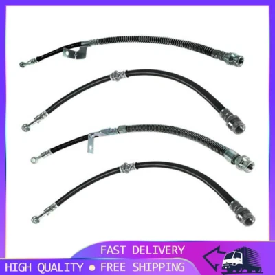 Manguera de freno de línea de freno delantera trasera 4 piezas para Hyundai Elantra PA 2004-2004 Foto 1 de 4