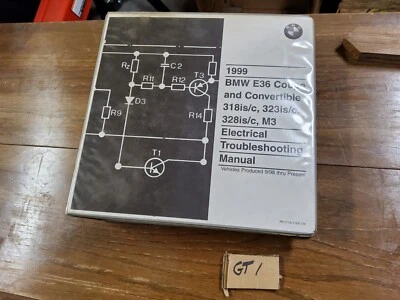 BMW 318is/c 323is/c 328is/c M3 1999 fabricante de equipos originales manual de reparación eléctrico solución de problemas Foto 1 de 4