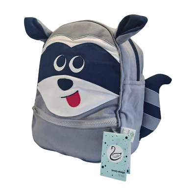 Kinder Rucksack Svanhilde Waschbär Mukki für Kindergarten Kita oder Freizeit - Bild 1 von 3