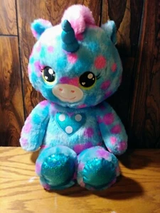BABW Heartables Unicornio Tierra Burbujas Azul Rosa Púrpura Lunares Con Corazón Azul - Imagen 1 de 4