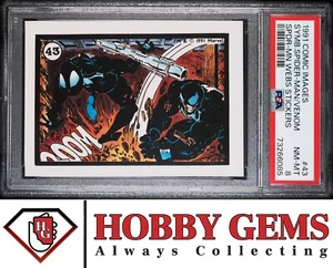 SPIDER-MAN VENOM PSA 8 1991 Comic Images Marvel Webs Stickers #43 - Picture 1 of 2