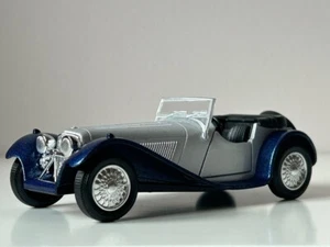 Jaguar SS 100 Legendary British Car Model Diecast Toy escala 1:34-1:39 Welly - Imagen 1 de 12