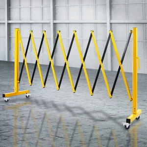 Extendable Garden Gate Mobile Security Retractable Fence Metal Barrier Pet 11ft - Picture 1 of 12