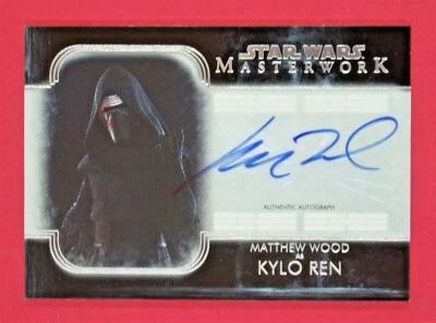 2020 Star Wars Masterwork Matthew Wood as Kylo Ren Autographs #AMW  - Image 1 of 2