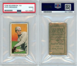 T206 Vive Lindaman || Sovereign 150 || PSA 2 - Picture 1 of 1
